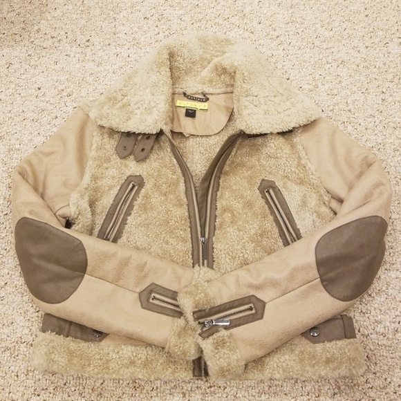 ASHLEY B by Bernardo Tan Size L Jacket - Picture 1 of 6